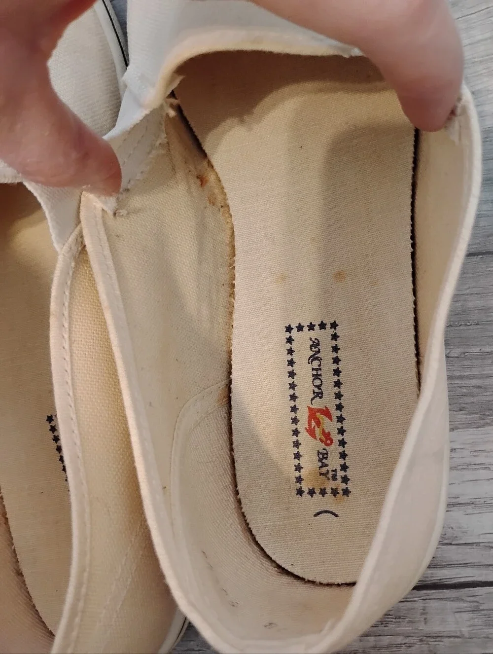 Vintage Anchor Bay Loafers Slip On Shoes
